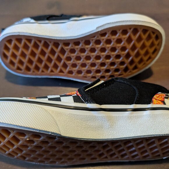 Vans Asher Butterfly Checkerboard Slip-On Shoes, Size 11 MISSY - Picture 4 of 5